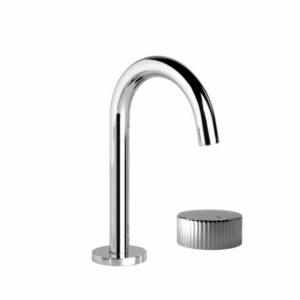 Brodware - Halo - 1.9500.96.9.01 - Basin Mixer Set with Swivel Spout & Pleat Handle - Chrome