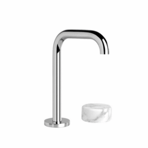 Brodware - Halo - 1.9500.97.6.01 - Basin Mixer Set with Swivel Spout & Marble Handle - Chrome