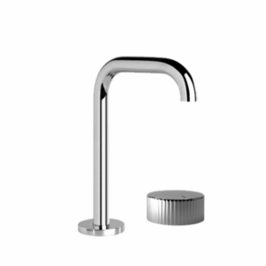 Brodware - Halo - 1.9500.97.9.01 - Basin Mixer Set with Swivel Spout & Pleat Handle - Chrome