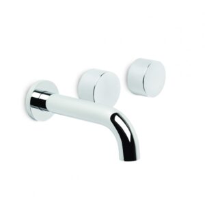 Brodware - Halo - 1.9505.08.2.01 - Wall Set with Metal Handle - Chrome