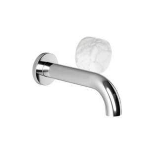 Brodware - Halo - 1.9505.94.6.01 - Wall Mixer Set with Marble Handle - Chrome