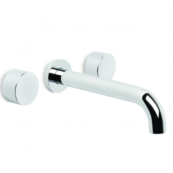 Brodware - Halo - 1.9506.00.2.01 - Wall Set with Metal Handle - Chrome
