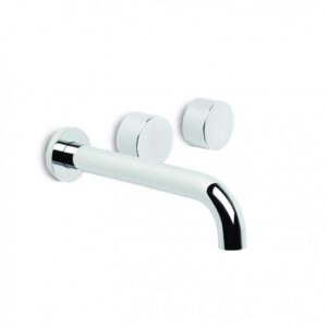 Brodware - 1.9506.08.2.01 - Wall Set with Metal Handle - Chrome