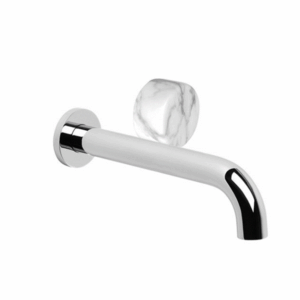 Brodware - Halo - 1.9506.94.6.01 - Wall Mixer Set with Marble Handle - Chrome