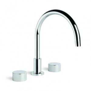 Brodware - Halo - 1.9507.00.2.01 - Bath Set with Metal Handle - Chrome