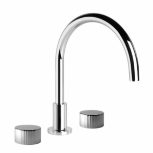 Brodware - Halo - 1.9507.00.9.01 - Bath Set with Pleat Handle - Chrome