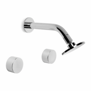 Brodware - Halo - 1.9510.03.2.01 - Shower Set with Metal Handle - Chrome
