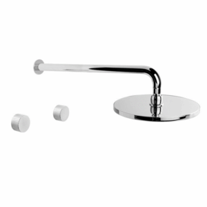 Brodware - Halo - 1.9511.00.9.01 - Shower Set with Pleat Handle - Chrome