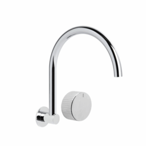 Brodware - Halo - 1.9528.94.9.01 - Wall Mixer Set with Pleat Handle - Chrome
