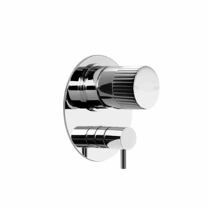 Brodware - Halo - 1.9548.05.9.01 - Mixer Diverter with Pleat Handle - Chrome