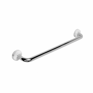 Brodware - Halo - 1.9555.60.6.01 - Single Towel Rail with Marble Trim 600mm - Chrome