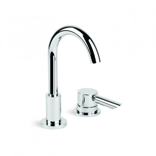 Brodware - City Plus - 1.9700.06.3.01 - Basin Set with Swivel Spout and Hob Mixer - Wels 6 Star Flow Rate 4.5L/min - Chrome