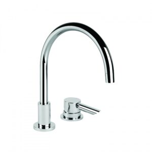 Brodware - City Plus - 1.9707.06.3.01 - Bath Set with Hob Mounted Mixer - Chrome