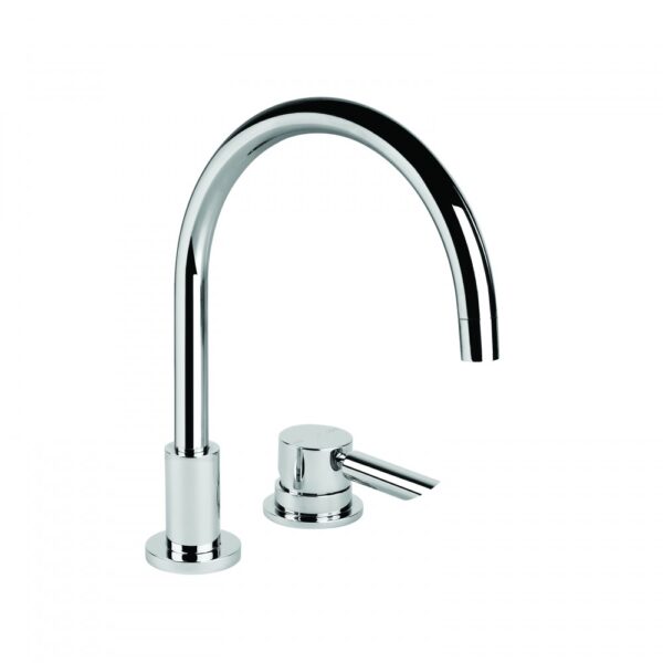 Brodware - City Plus - 1.9707.06.3.01 - Bath Set with Hob Mounted Mixer - Chrome