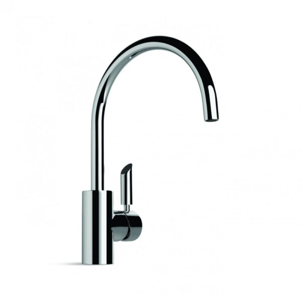 Brodware - City Plus - 1.9708.00.3.01 - Kitchen Mixer Single Lever with Swivel Spout - Wels 5 Star Flow Rate 6L/min - Chrome