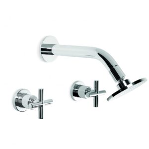 Brodware - City Plus - 1.9710.02.2.01 - Shower Set with Bliss Rose - Wels 3 Star Flow Rate 9L/min - Chrome