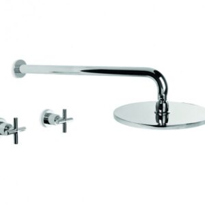Brodware - City Plus - 1.9711.00.2.01 - Shower Set with 225mm Rose - Wels 3 Star Flow Rate 9L/min - Chrome