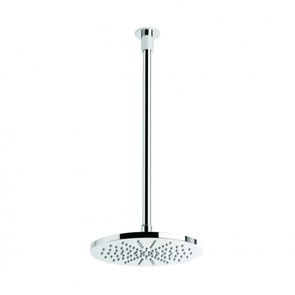 Brodware - City Plus - 1.9711.34.0.01 - Shower Rose 225mm and 450mm Ceiling Dropper - Wels 3 Star Flow Rate 9L/min - Chrome