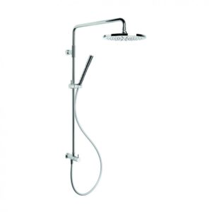 Brodware - City Plus - 1.9723.04.0.01 - Exposed Shower with 225mm Rose, Diverter and Hand Shower - Wels 3 Star Flow Rate 9L/min - Chrome