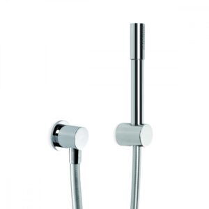 Brodware - City Plus - 1.9742.00.0.01 - Handshower with Hose and Holder - Wels 3 Star Flow Rate 9L/min - Chrome