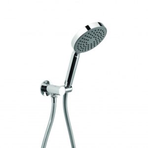 Brodware - City Plus - 1.9743.03.0.01 - Single Function Hand Shower with Hose and Adjustable Wall Holder - Wels 3 Star Flow Rate 9L/min - Chrome