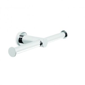 Brodware - City Plus - 1.9761.04.0.01 - Double Toilet Roll Holder/Towel Holder - Chrome