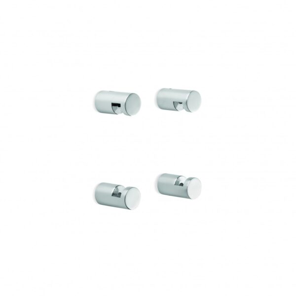 Brodware - City Plus - 1.9765.00.0.01 - Mirror Glass Brackets - Chrome