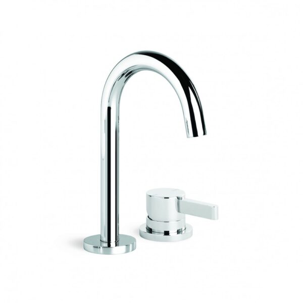 Brodware - City Que - 1.9800.06.0.01 - Basin Set with Swivel Spout and Hob Mixer - Wels 6 Star Flow Rate 4.5L/min - Chrome