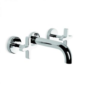 Brodware - City Que - 1.9805.00.2.01 - Wall Set with 150mm Spout - Chrome