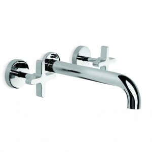 Brodware - City Que - 1.9806.00.2.01 - Wall Set with 200mm Spout - Chrome