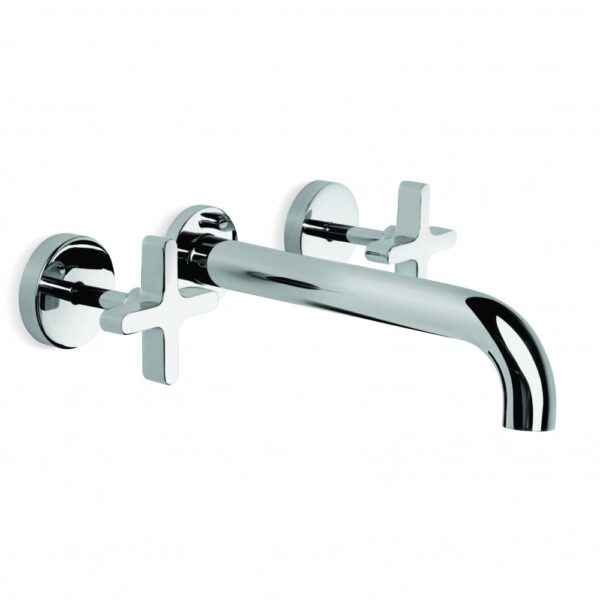 Brodware - City Que - 1.9806.00.2.01 - Wall Set with 200mm Spout - Chrome