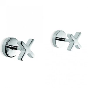 Brodware - City Que - 1.9849.00.2.01 - Wall Taps, Pair - Chrome