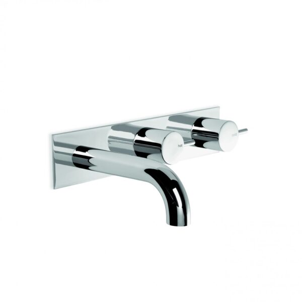 Brodware - City Stik - 1.9905.02.3.01 - Wall Set with 150mm Spout, Backplate - Chrome