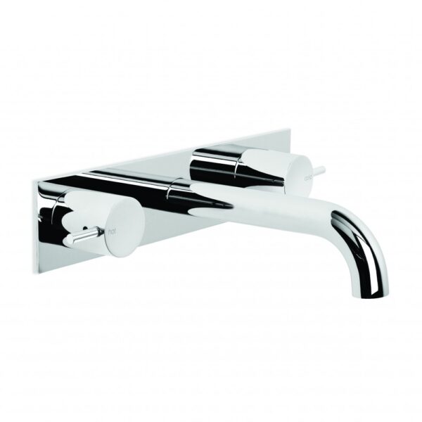 Brodware - City Stik - 1.9905.03.3.01 - Wall Set with 150mm Spout, Backplate - Chrome