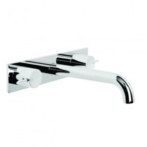 Brodware - City Stik - 1.9906.03.3.01 - Wall Set with 200mm Spout, Backplate - Chrome
