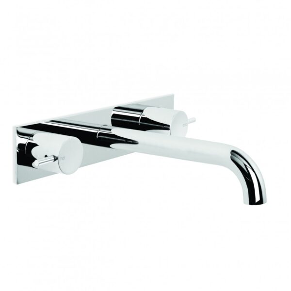 Brodware - City Stik - 1.9906.03.3.01 - Wall Set with 200mm Spout, Backplate - Chrome