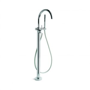 Brodware - City Stik - 1.9908.08.0.01 - Bath/Hand Shower Diverter Set Floor Mount - Wels 3 Star Flow Rate 9L/min - Chrome