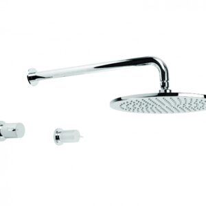 Brodware - City Stik - 1.9911.03.3.01 - Shower Set with 300mm Rose - Wels 3 Star Flow Rate 9L/min - Chrome