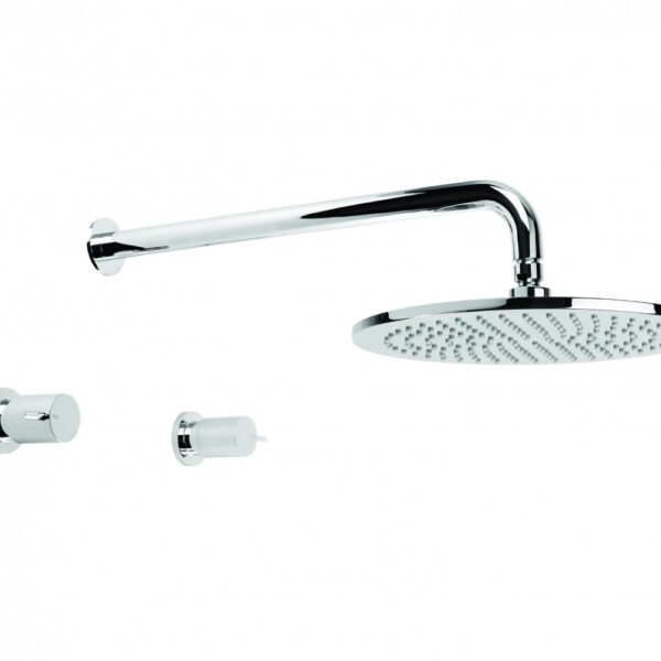 Brodware - City Stik - 1.9911.03.3.01 - Shower Set with 300mm Rose - Wels 3 Star Flow Rate 9L/min - Chrome