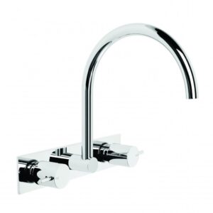 Brodware - City Stik - 1.992803.3.01 - Wall Set with 200mm Swivel Spout, Backplate - Chrome
