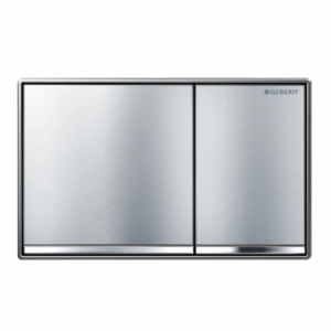 Geberit - Sigma - 115.640.GH.1 - Sigma60 Dual Flush Button - Brushed Chrome