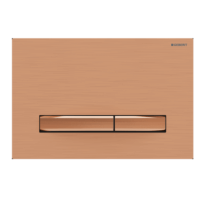 Geberit - Sigma - 115.670.QB.2 - Sigma50 Dual Flush Button - Red Gold Brushed
