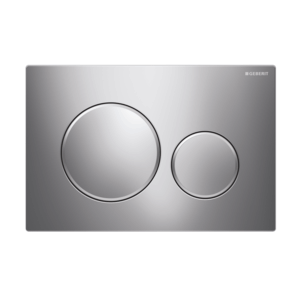 Geberit - Sigma - 115.882.KH.1 - Sigma20 Dual Flush Button - Chrome Plate with Matt Trim
