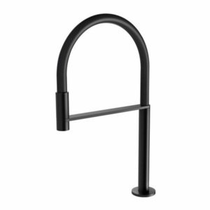 Phoenix - Axia - 117-0760-10 - Hob Sink Outlet Flexible 230mm - Matte Black