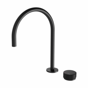Phoenix - Axia - 117-7550-10 - Hob Sink Mixer Set 220mm Gooseneck - Matte Black