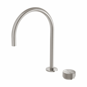 Phoenix - Axia - 117-7550-40 - Hob Sink Mixer Set 220mm Gooseneck - Brushed Nickel