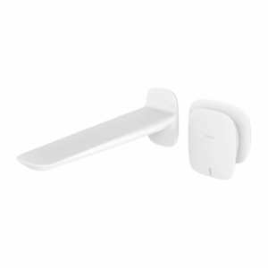 Phoenix - Nuage -129-7810-80 - Wall Basin / Bath Mixer Set 200mm - Matte White