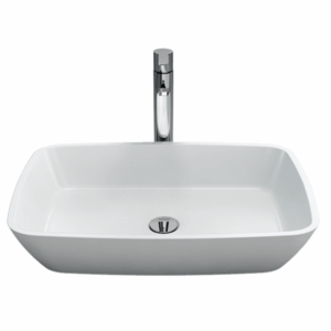 Abey - Gareth Ashton - Vicenza - 1306 - Natural Stone Basin - White Gloss
