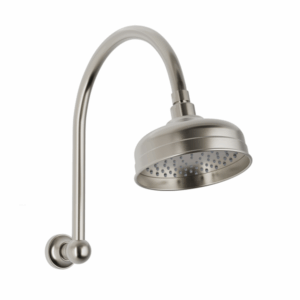 Phoenix - Cromford - 134-5300-40 - High-Rise Shower Arm and Rose - Brushed Nickel