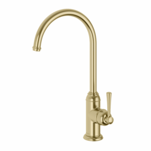 Phoenix - Cromford - 134-7330-12-1 - Side Lever Sink Mixer - Brushed Gold